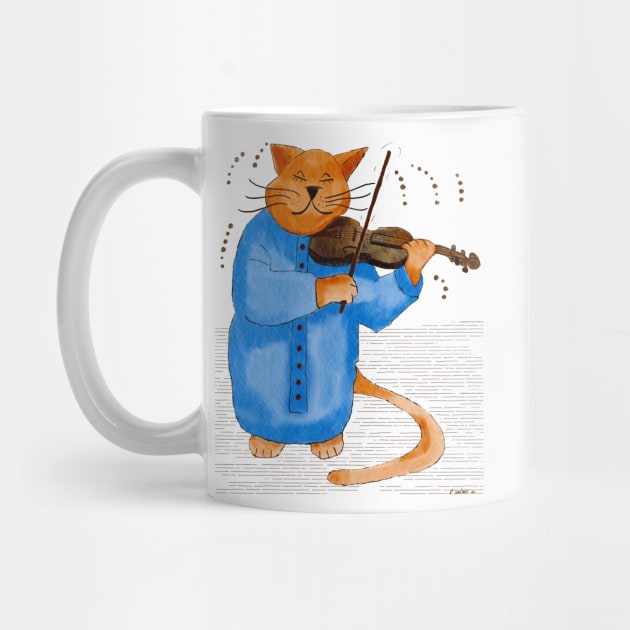 Cool Fiddle Cat by ngiammarco